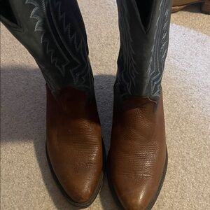 Brown Leather Cowboy Boots